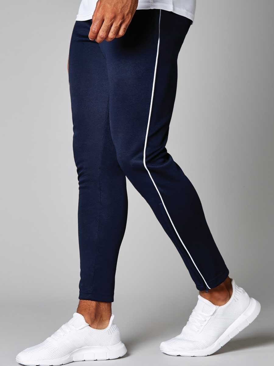 Slim Fit Piped Track Pant